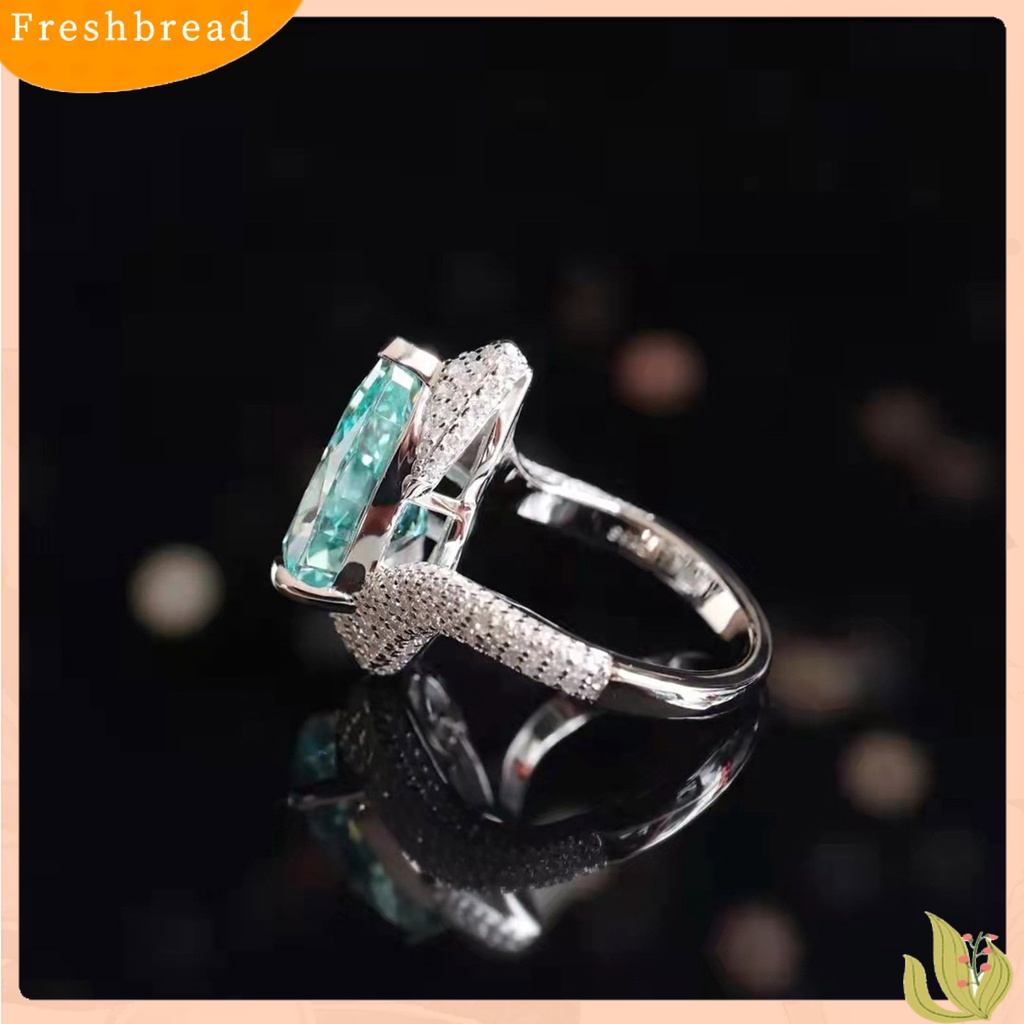 &lt; Freshbread &gt; Cincin Unisex Pear-Berbentuk Terbuka Perhiasan Geometri Indah Jari Cincin Perhiasan Aksesoris