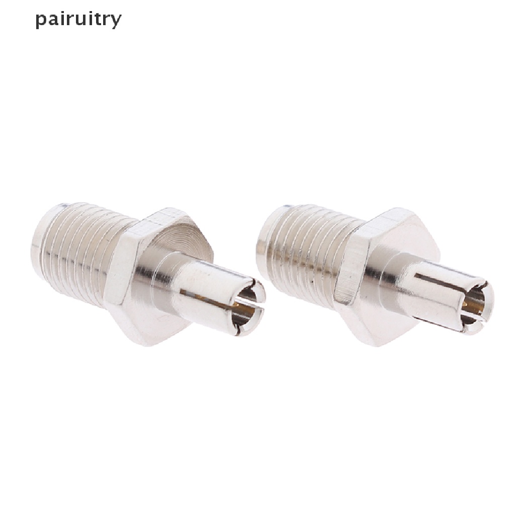 Prt 2pcs Jack SMA Female to TS9 Male Plug Konektor Adaptor RF Coaxial PRT