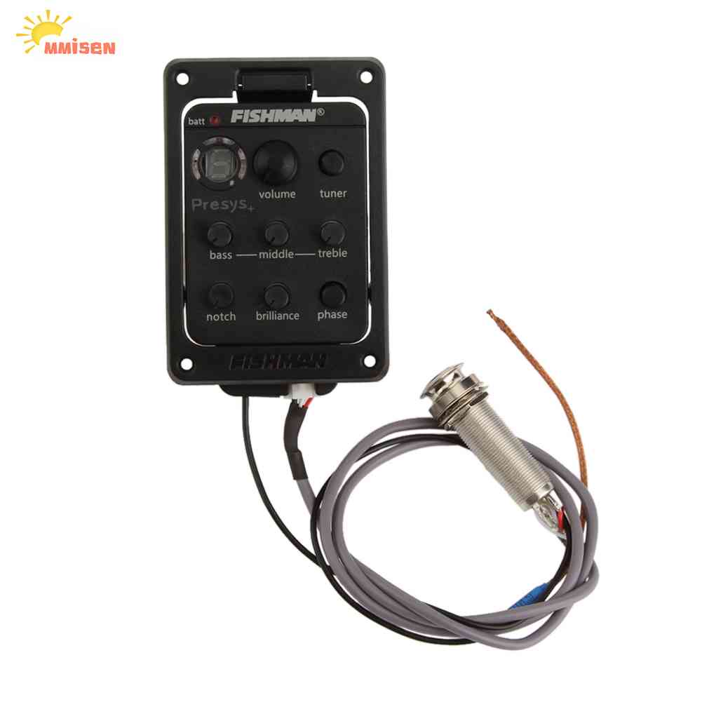 Onboard Preamp Gitar EQ Tuner Piezo Pickup Equalizer Untuk Fishman201
