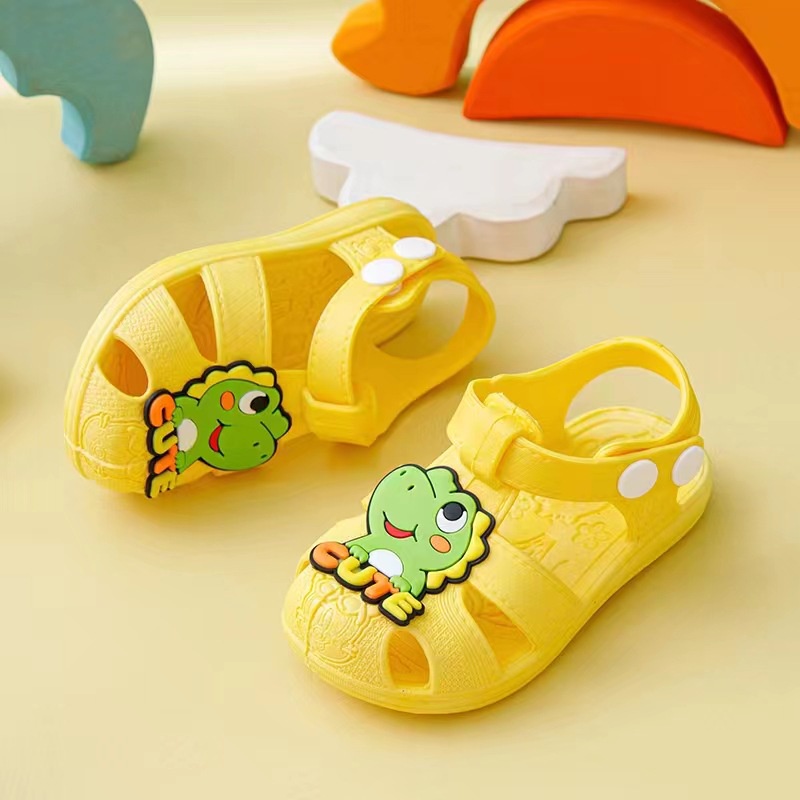 Sepatu Sendal Dino Anak Laki-laki dan Perempuan Karakter Dino Lucu Nyaman Lembut Grosir Non-Slip Murah Outdoor Indoor Grosir