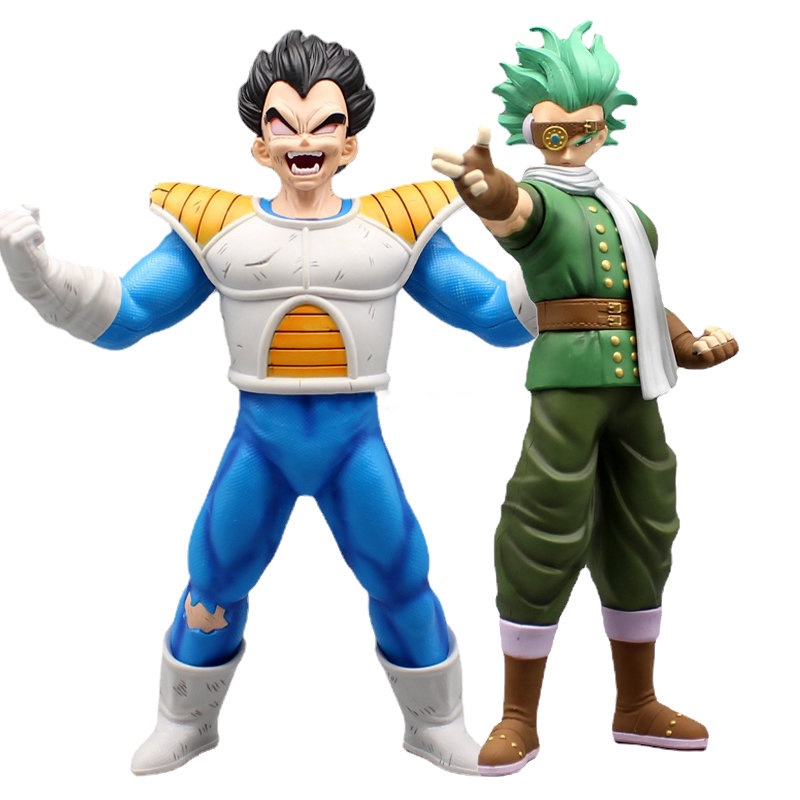 Dragon Ball Super Figure Granola Vegeta Action Figure Vegeta IV Dan Cereal Race Granola 25cm Mainan Koleksi Model Anime PVC