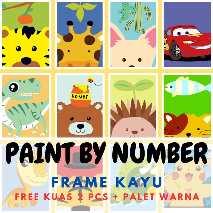 Paint By Number Kanvas Lukis Canvas DIY Painting ST0025