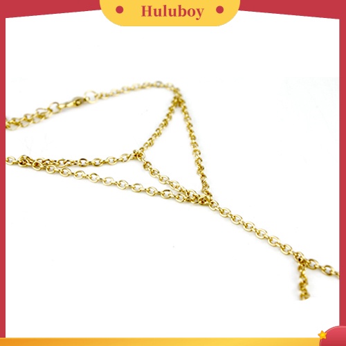 {Ready Stock} Fashion Wanita Budak Rantai Link Jari Cincin Hand Harness Gelang Perhiasan