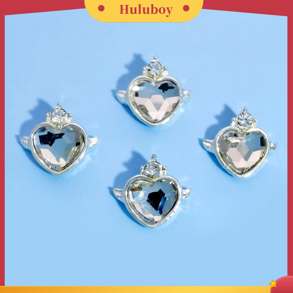 {In Stock} 10Pcs Ornamen Manicure Shiny Efek Visual Kreatif Bentuk Desain Berlian Imitasi Berkilau Hias Alloy 3D DIY Nail Art Perhiasan Manicure Ornaments Untuk Salon Kuku