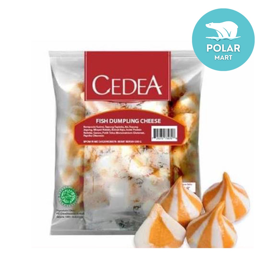 

[Cab. Cimahi] Cedea Fish Dumpling with Cheese 500 Gram (FROZEN FOOD BANDUNG)