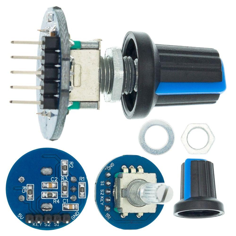 Populer 3pcs Modul Encoder Putar Stabilitas Tinggi Putaran Berputar EC11 Sensor Bata