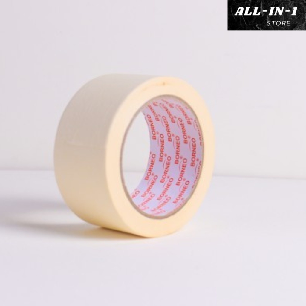 

Borneo Masking Tape / Lakban Kertas 48 mm x 36 m