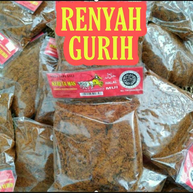 

[Ready-Stock] Abon Sapi Asli Gurih 200 gram Kereta Mas Solo Premium