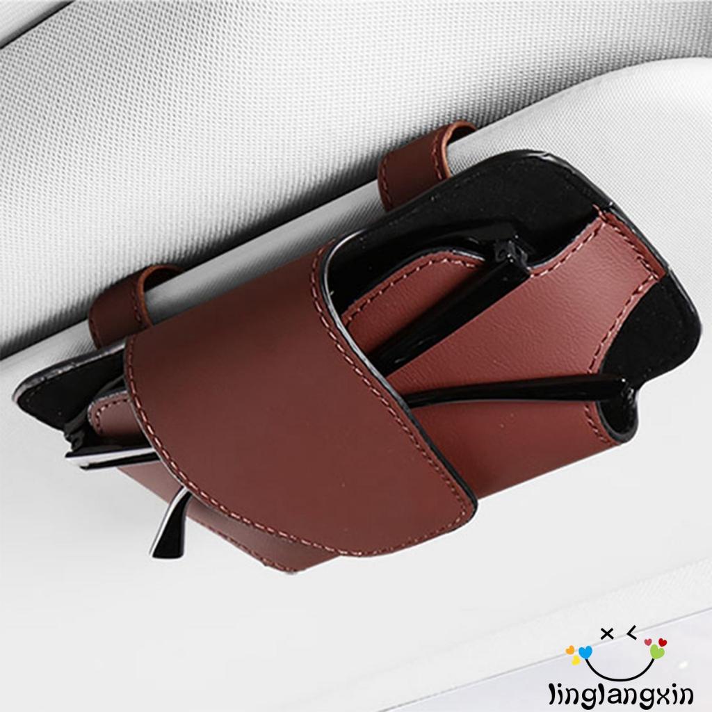 Llx-tempat Kacamata Matahari Untuk Sun Visor Mobil, Tempat Penyimpanan Kacamata Visor Organizer Aksesoris Interior Otomotif