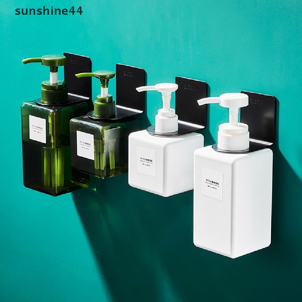 Sunshine Rak Penyimpanan Botol Shampo Kamar Mandi Rak Gantung Tempel Dinding Multi-Fungsi Perekat Kuat Tempat Handsanitizer ID