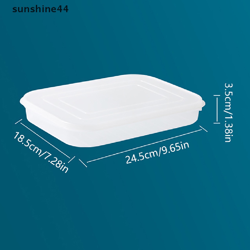 Sunshine Tempat Penyimpanan Kulkas Daging Ikan Kotak Penyimpanan Kulkas Sayur Storage Box ID