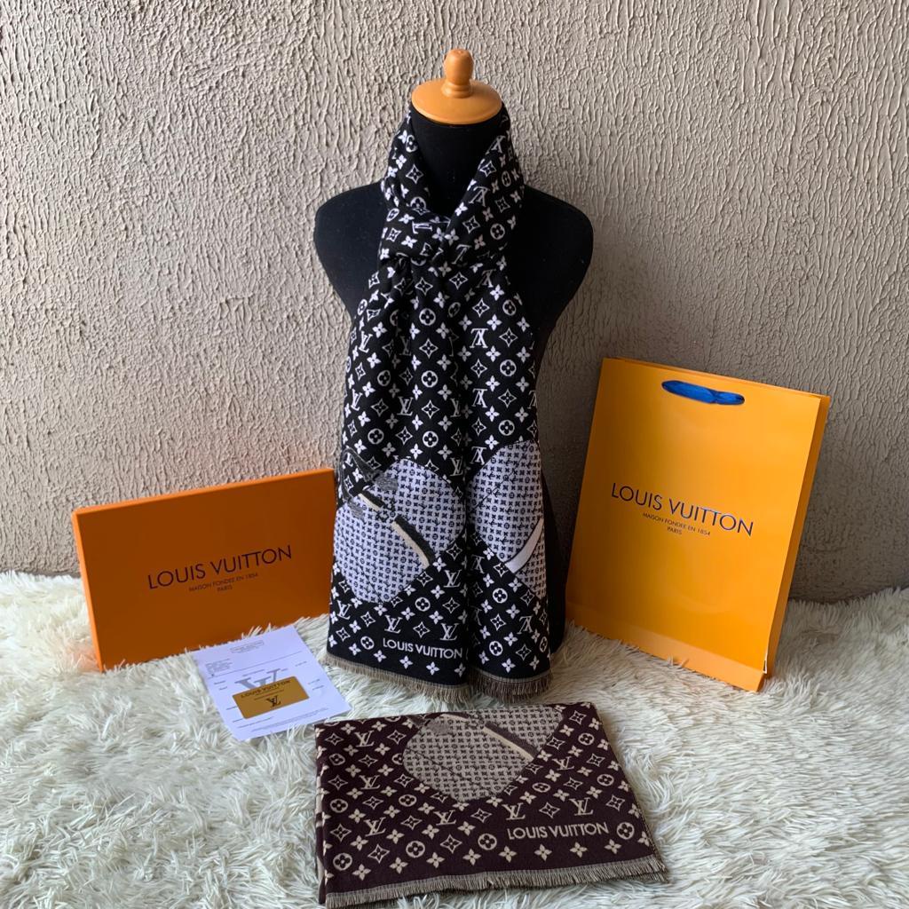 LUXY LX4058 SELENDANG WANITA SCARF / SYAL BRANDED FULL SET LENGKAP PAPERBAG + BOX + FAKEBILL IMPORT QUALITY KUALITAS PLATINUM 1:1