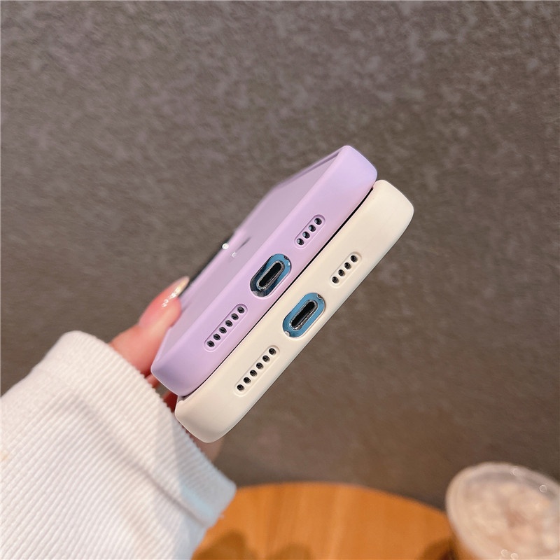 IPHONE Casing Ponsel Kompatibel Untuk iphone14 13 12 11promax X XS XR XSMAX Untuk Iphone7/8PLUS Dengan logo metal casing Penutup Belakang shockproof