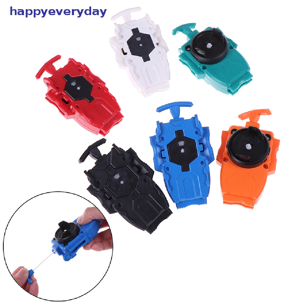 [happy] Beyblade beylauncher burst string launcher Merah orange Biru Hijau Hitam Putih [ID]