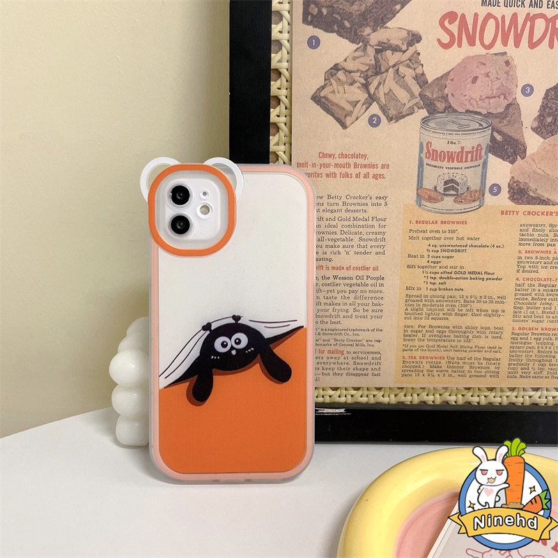 IPHONE Casing Kompatibel Untuk Iphone14 13 12 11 Pro Max X Xr Xs Max SE 8 7 6 6s Plus Kualitas Tinggi Kartun Lucu Bening Casing Ponsel Transparan Anti-Jatuh Lembut TPU Shockproof Cover Pelindung