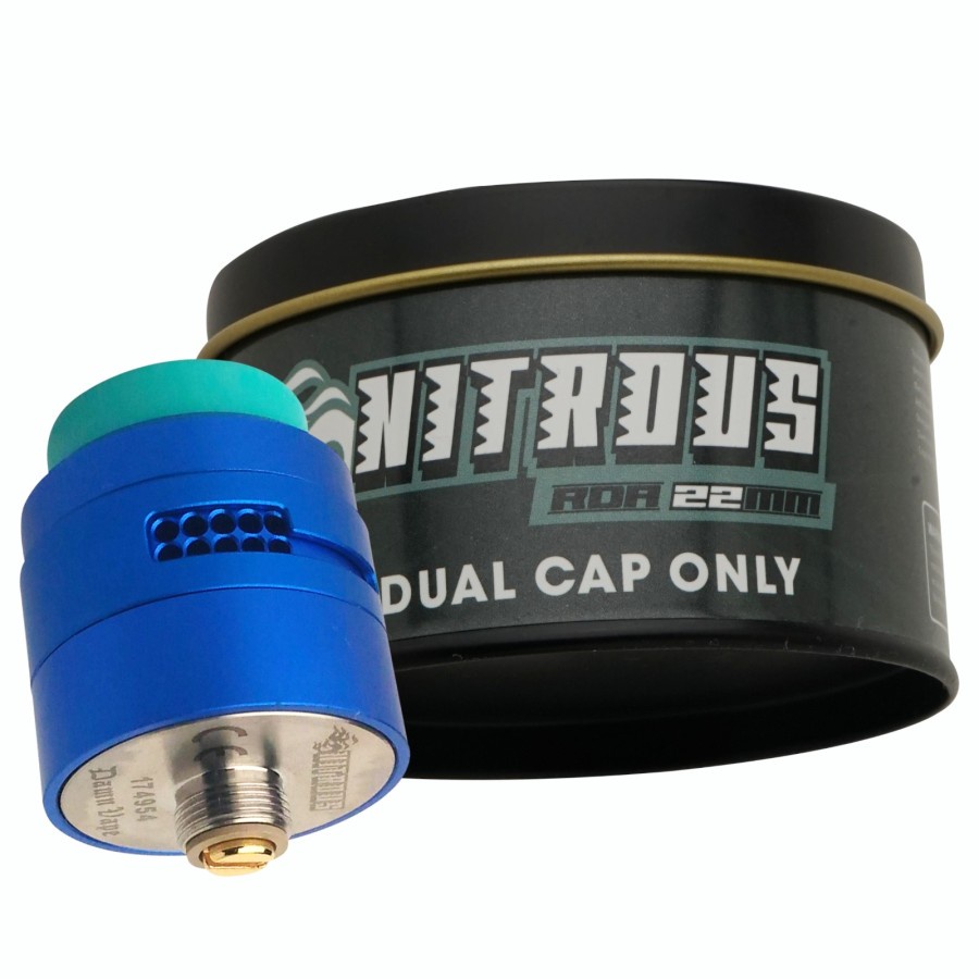 NITROUS RDA DUAL CAP ONLY 22MM DUAL COIL RDA NITROUS BY KOKO SARANG