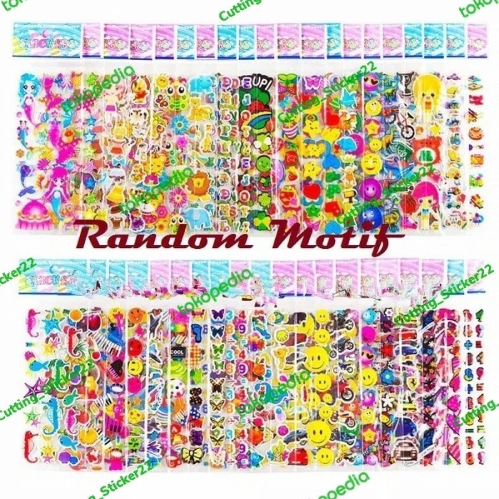 

STK- model 45 k STIKER 3D / STICKER TIMBUL / MAINAN ANAK TEMPEL KARAKTER