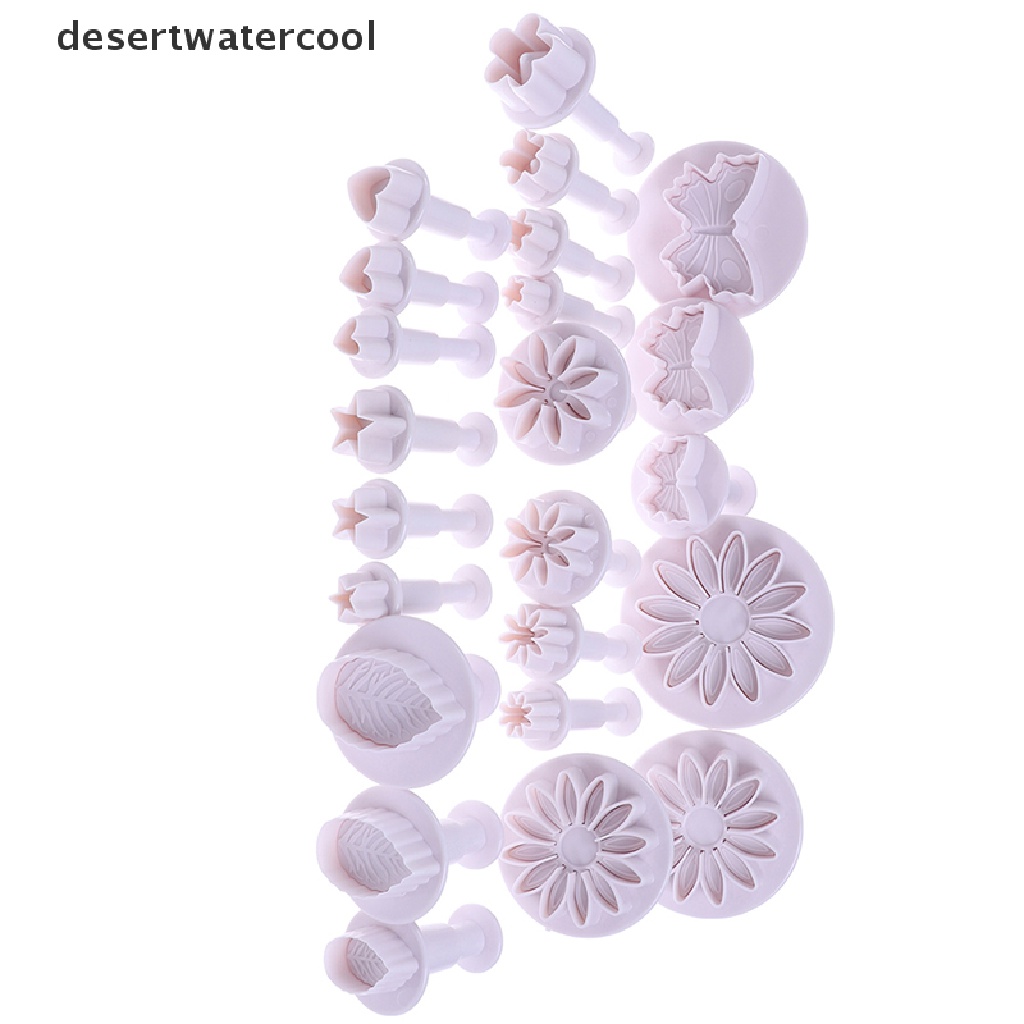 Deid Alat Kue Fondant Bunga Plastik Sugar Craft Plunger Cutter Baking Cookies Cetakan Martijn