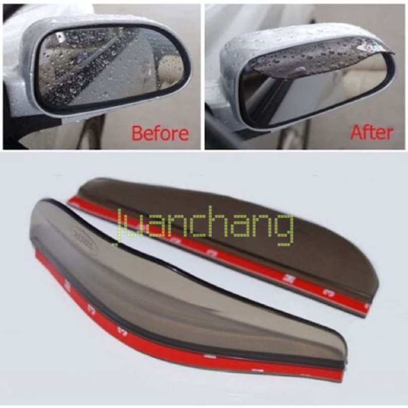 2pcs Kaca Spion Mobil Hujan Pelindung Alis Rain Cover Kaca Spion Mobil Sun Visor Shade Rain Shield Alis Universal