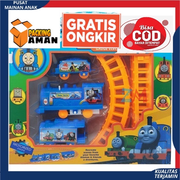 ( BISA COD) PROMO MAINAN ANAK KERETA API ELEKTRIK BISA BERJALAN LENGKAP DENGAN REL TRAIN PLAY SET