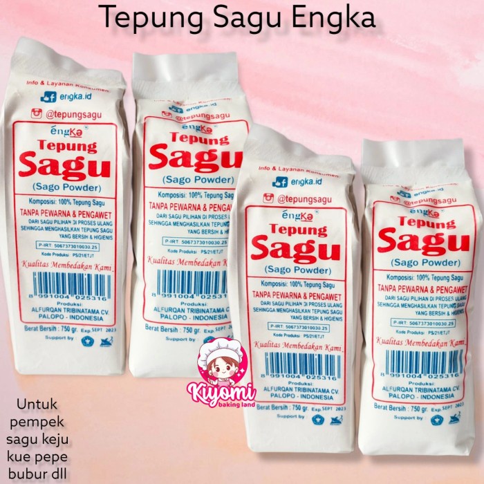 

Tepung Sagu Engka Asli 750 Gram Bukan Tapioca