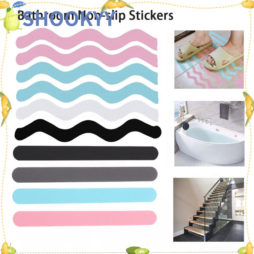 Chookyy 24PCS Strip Anti Slip Lantai Tangga Bathtub Multicolor Stair Steps Pad