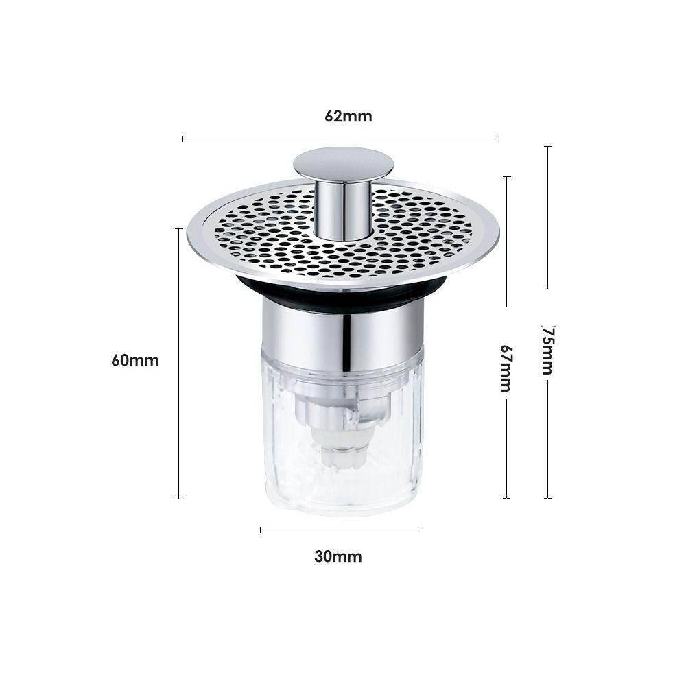 Populer Saringan Wastafel Tembaga Yang Bermanfaat Pembuangan Limbah Pembersih Barang Penutup Wastafel Air Plug Food Hair Stopper