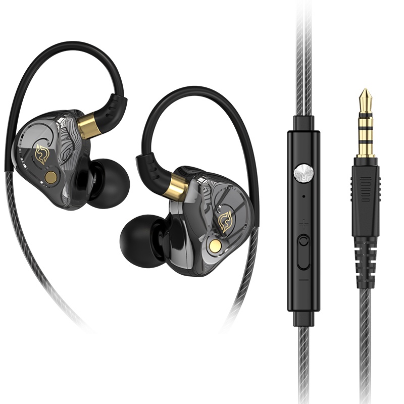 G19 Universal 3.5mm Dinamic Earphone Lari Olahraga In Ear Wired Headphone Subwoofer Music Headset Dengan Mikrofon