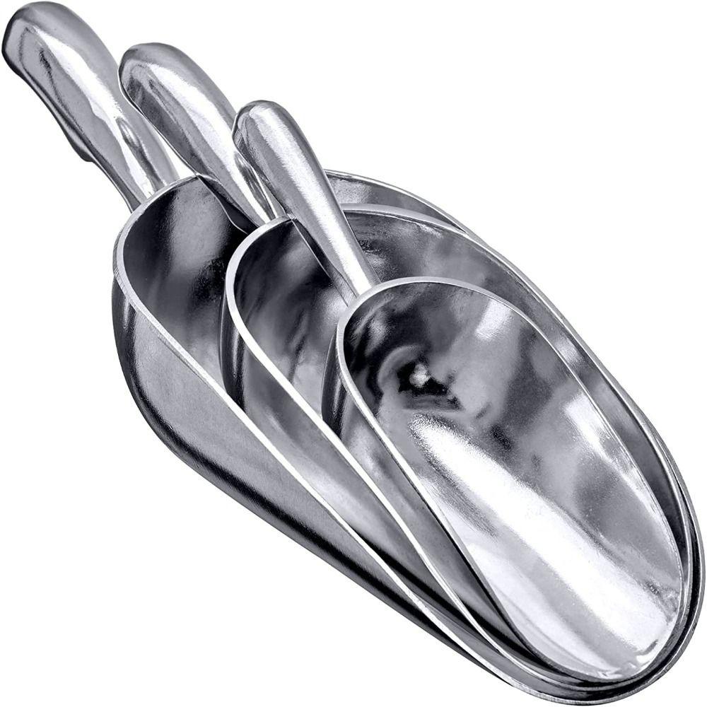 Populer Sendok Es Mudah Dibersihkan Tahan Lama Aluminium Utility Scoops Aluminium Alloy Ice Shovel