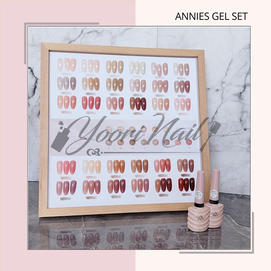 Annies gel polish set 30 warna 10ml nail gel jelly series paket gel polish kutek annies