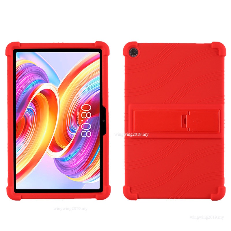 Case Untuk Teclast T50 Anak-Anak Aman Lembut Silikon Kickstand Tablet CoverElectric T50 Pelindung Case Tablet 11inci Silikon Case Dengan Bracket Tal002 Tahan Jatuh Pelindung Case