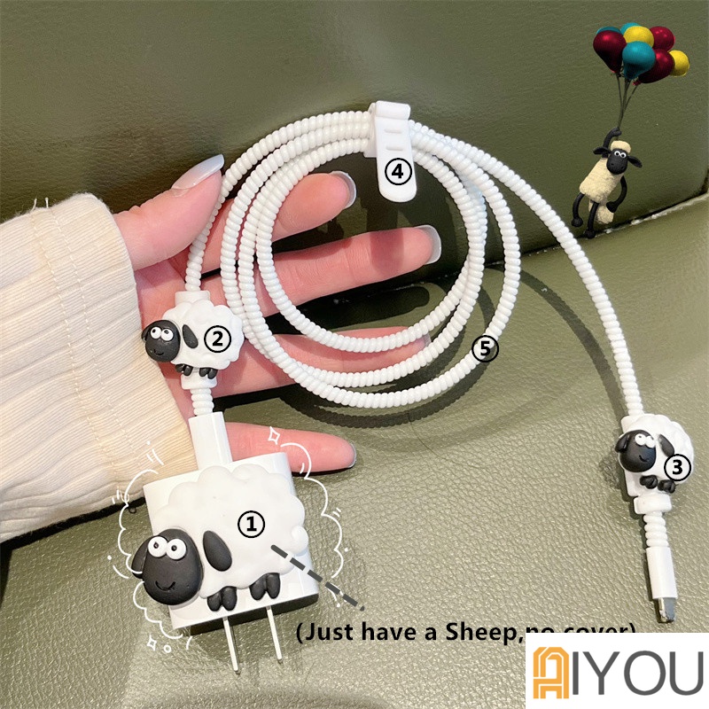 1 PAKET CABLE PROTECTOR/PELINDUNG KABEL -For Android and iPhone