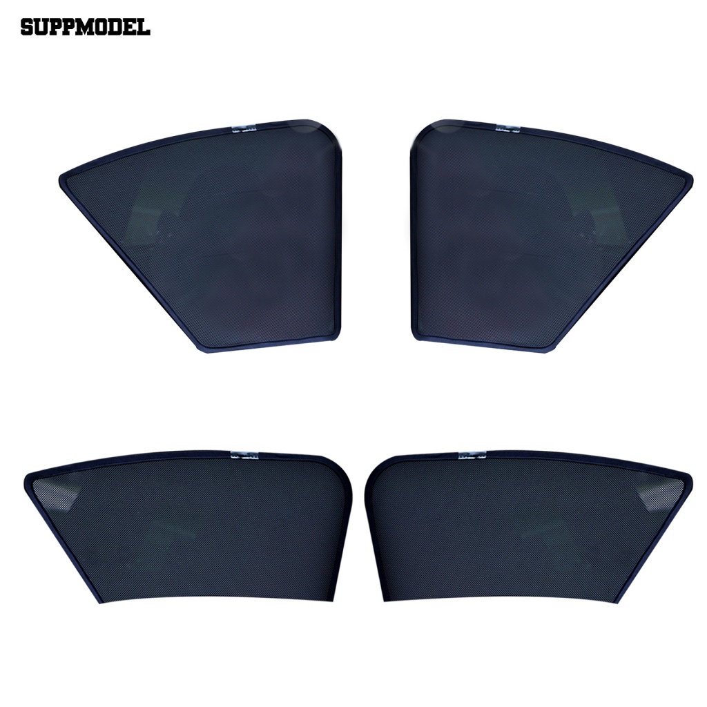 Suppmodel 4Pcs/Set Car Window Car Sun Visor Jendela Mobil Pelindung Kerai Pelindung Perlindungan UV Untuk Toyota Land Cruiser Prado J150