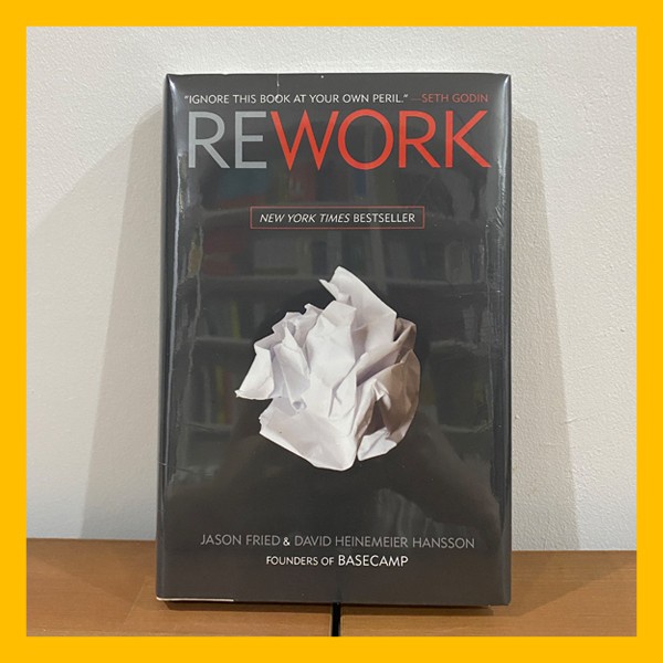 Buku cetak Import Rework by Jason Fried