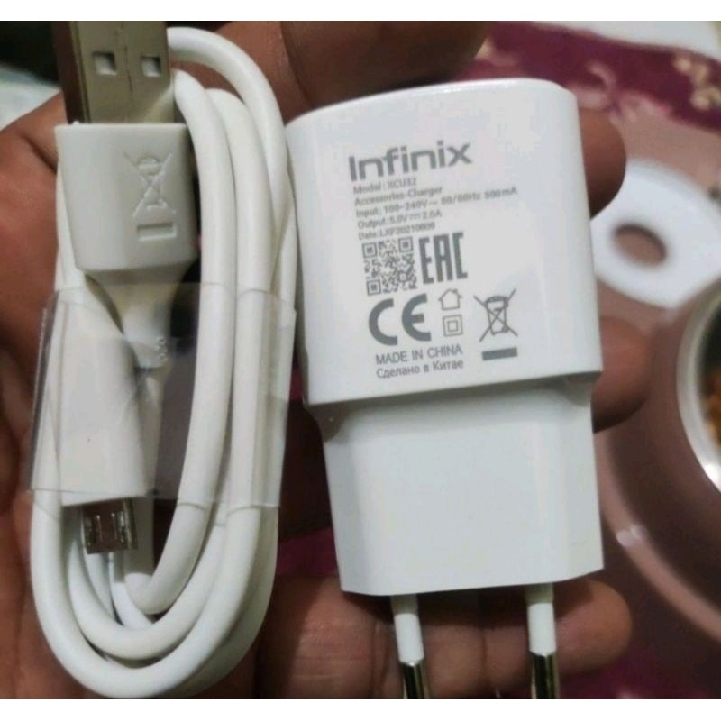 charger infinix 2 amper asli copotan smart 6 garansi 2 bulan oem