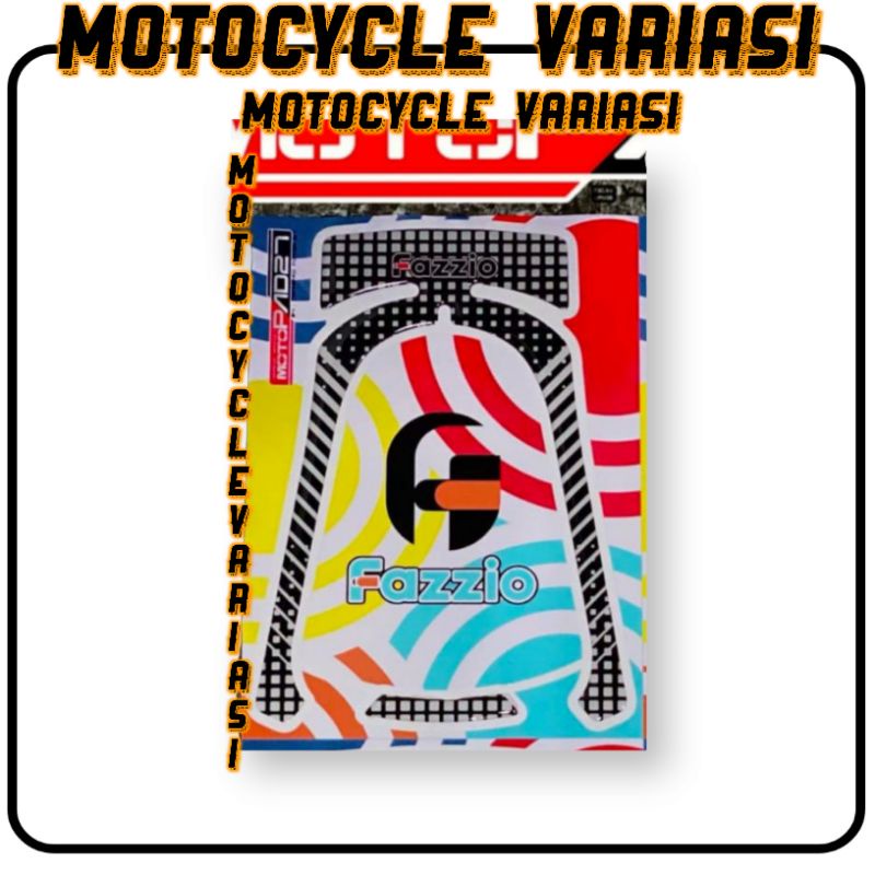 Motopad27 Sticker stiker lampu belakang Fazzio stiker fazzio premium