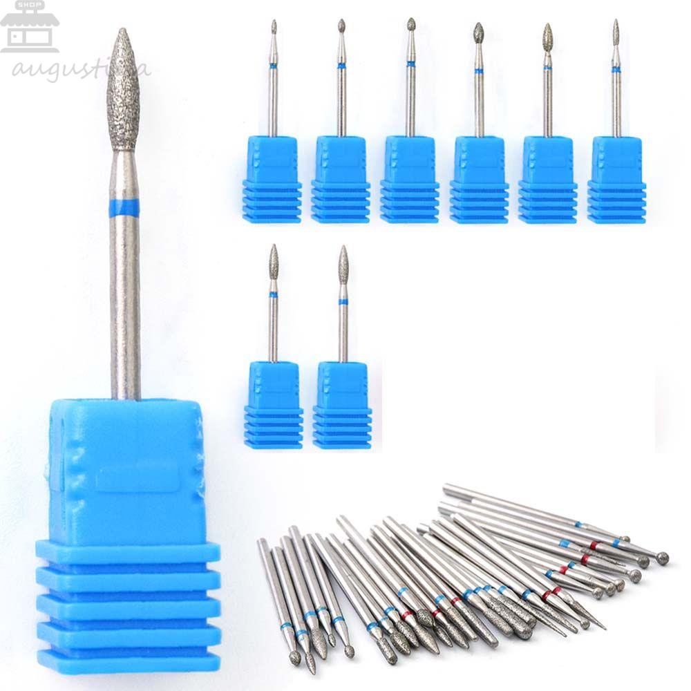 Agustinina Kepala Poles Kuku Kalus Bersih Tahan Lama Alat Pedicure Nail Art Burr Bor Kaki Gerinda Head Nail Files Manicure Drill