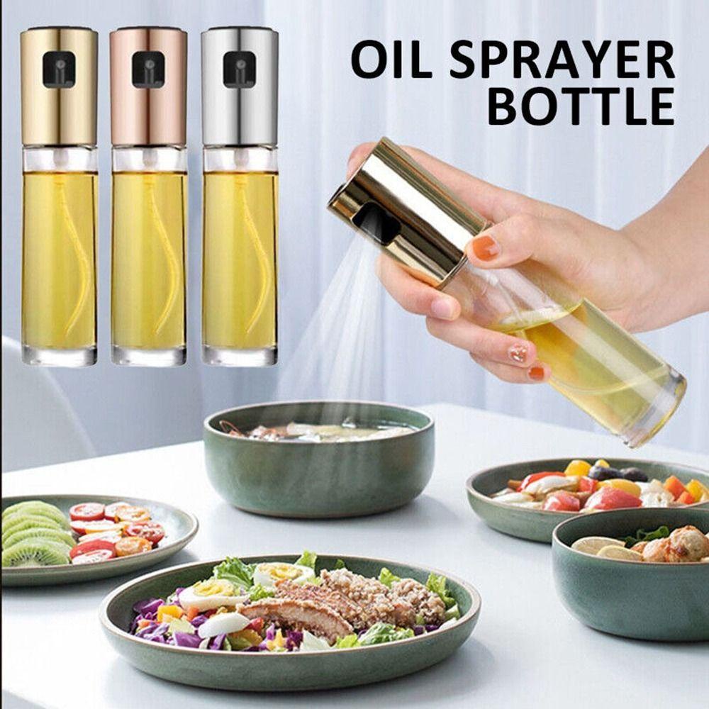 Botol Saus Sprayer Olive Oil Kaca Nanas Dispenser Dapur Alat Barbekyu Tetes Minyak Pump Oil Pot