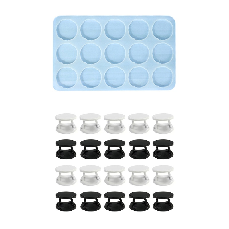 Sa Badge Reel Cetakan Resin Gantungan Kunci Cetakan Silikon, Phone Grip Resin Mold, DIY-Perhiasan Casting Cetakan Untuk Liontin Dekorasi Rumah