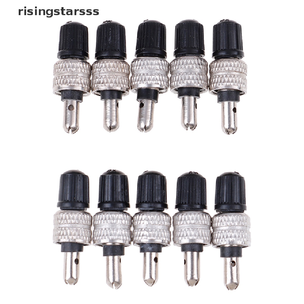 Rsid Span-new 10Pcs Bike bicycle wheel tire valve core Penggantian Perbaikan Jelly