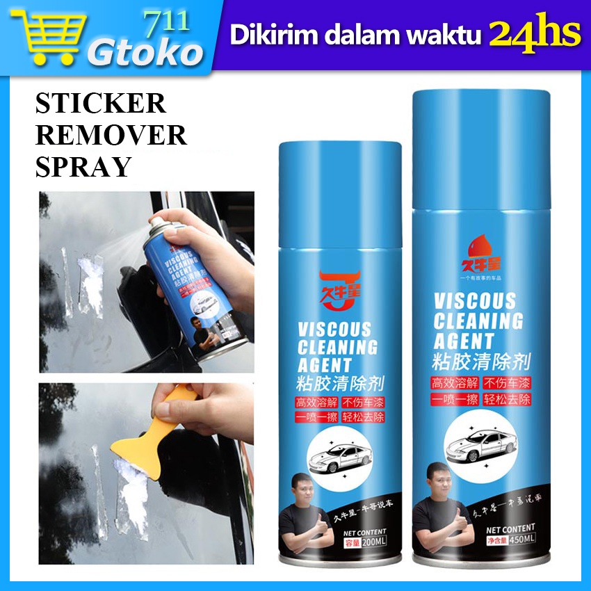 Glue Sticker Remover Spray Penghilang Pembersih Lem Stiker Mobil Kaca