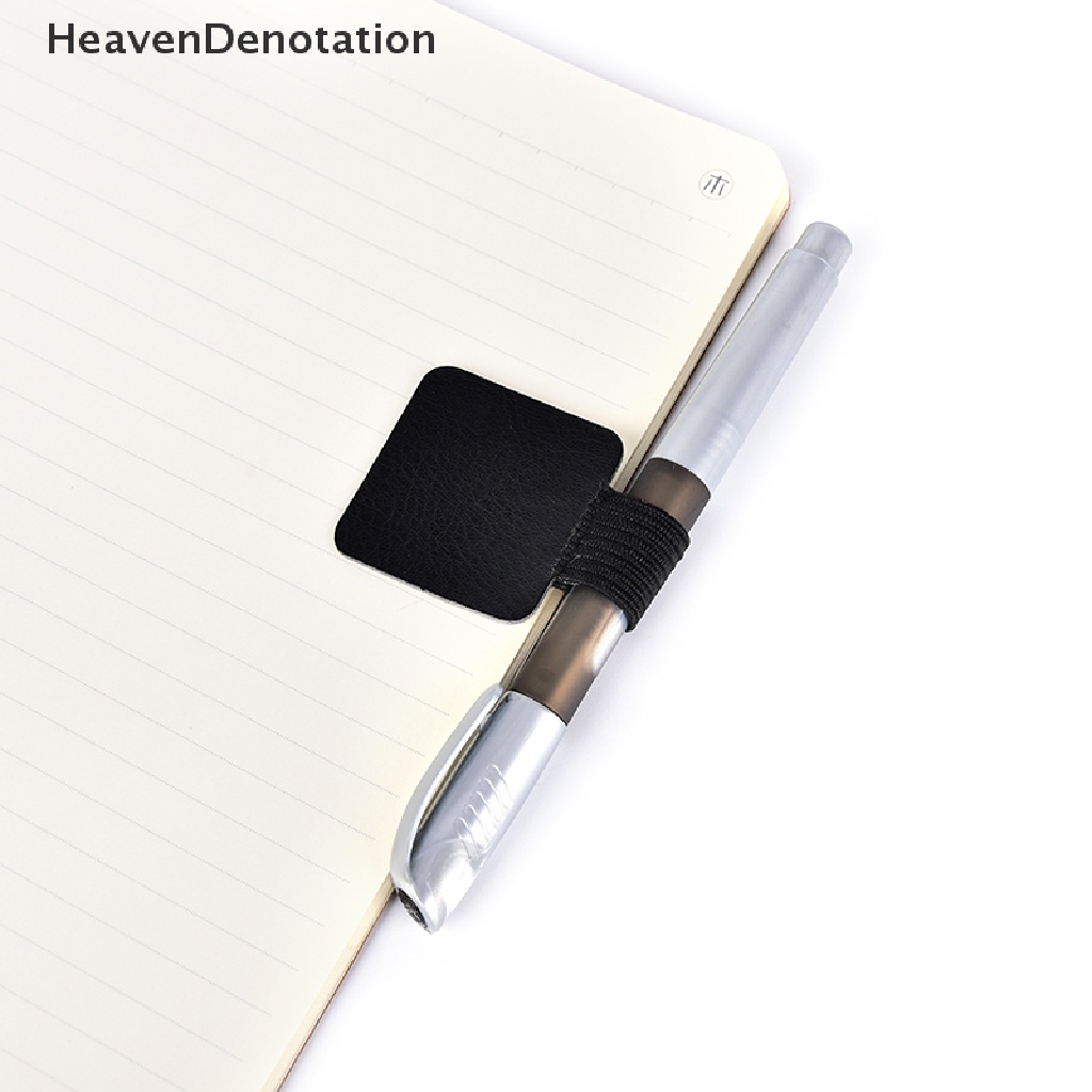 [HeavenDenotation] Self-adhesive PU Leather Pen Holder Klip Pen Traveller Notebook Diary Fitgs HDV