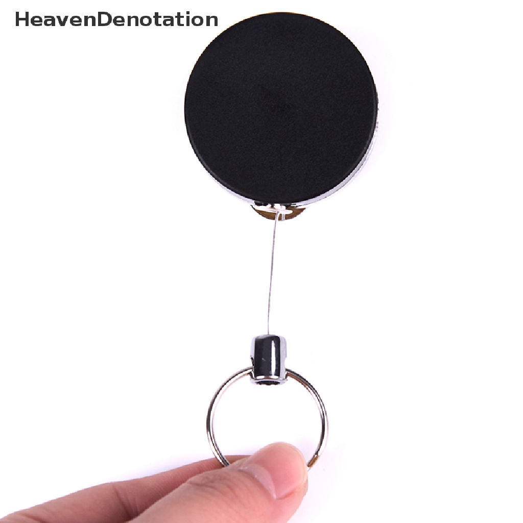 [HeavenDenotation] Gantungan Kunci Tali Kawat Baja Tahan Karat sporty retractable alarm keychain  Hdv