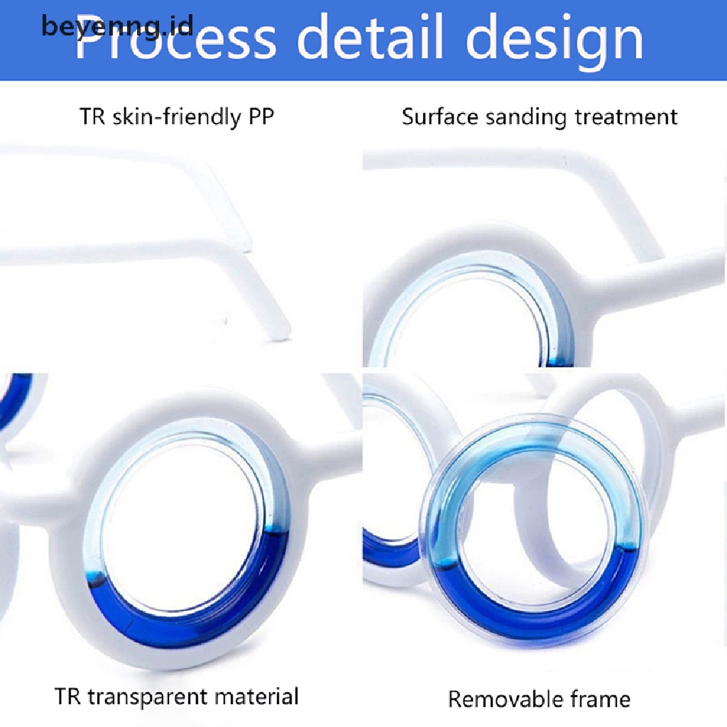 Beyen Kacamata Anti Mabuk Untuk Mobil Kapal Dan Pesawat Dilepas Ringan Aksesoris 3D Vertigo Pencegahan Untuk Dewasa Dan Anak Kacamata Tanpa Lensa Portabel ID