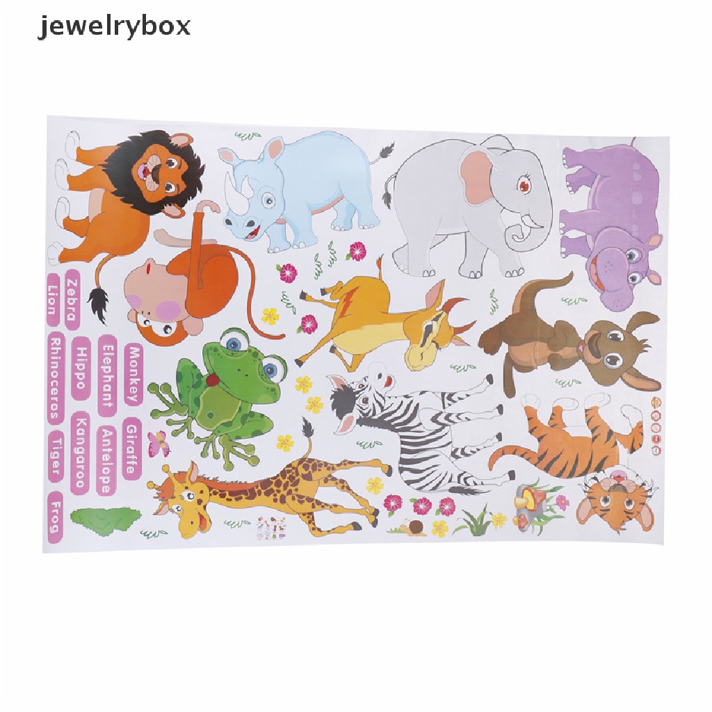 [jewelrybox] Hewan Hutan Dinding ers Untuk Kamar Anak Dekorasi Rumah poster Dinding decals removable Boutique