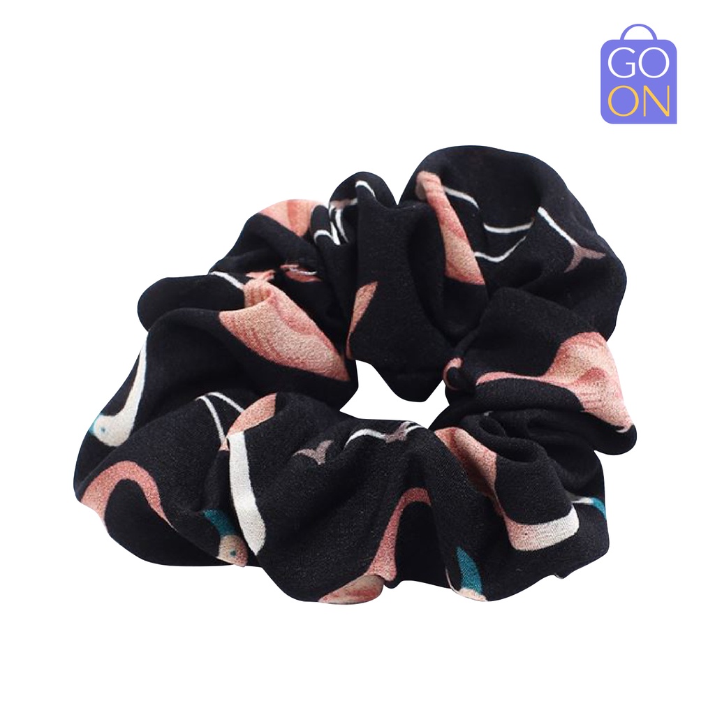 GO ONLINE Scrunchie - Kunciran Ikat Rambut Korea Cepol Hijab / Jilbab [Gratis Ongkir / Cod]