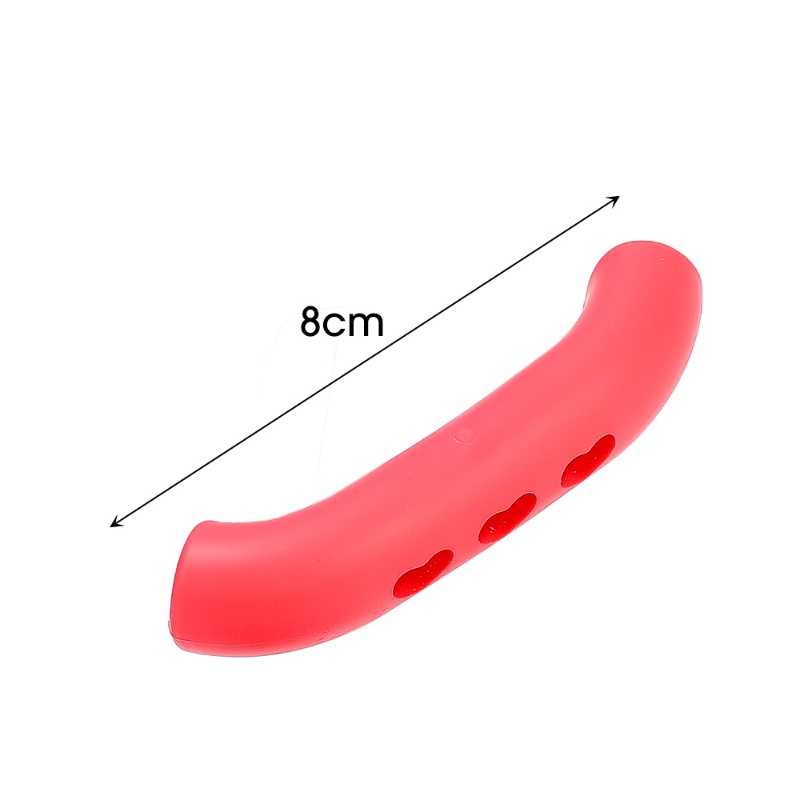 2 Pcs Menebal Silikon Menangani Penutup/Anti-Melepuh Peralatan Masak Klip Sarung Tangan Oven Tahan Panas Pegangan Lengan Panci Perlengkapan Dapur Kreatif