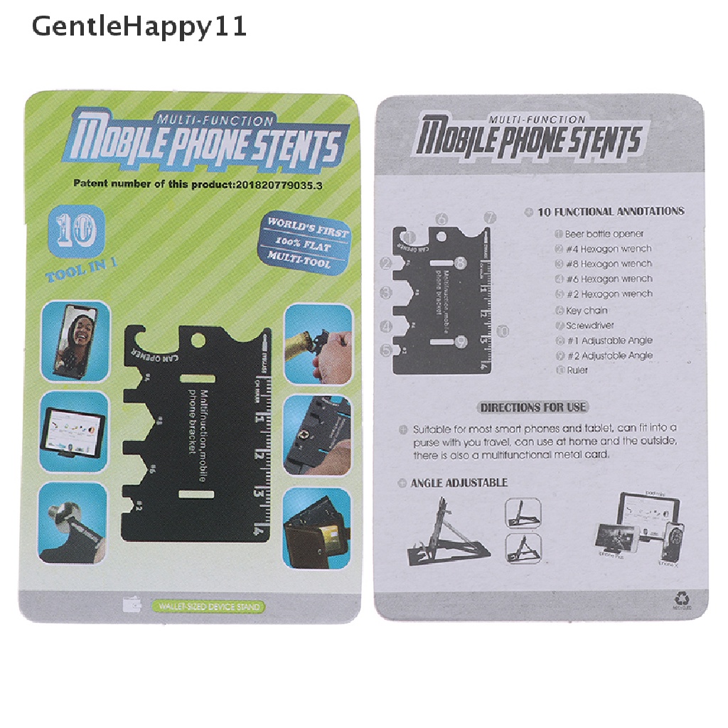 Gentlehappy 1Pc Kunci Obeng Pembuka Botol Kartu Mini Handphone Lipat id