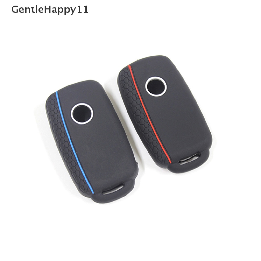 Gentlehappy Sarung Silikon Penutup Kunci Mobil Anti Lecet Dan Debu Jatuh Untuk VW Golf Remote Key Fob Aksesoris Mobil id