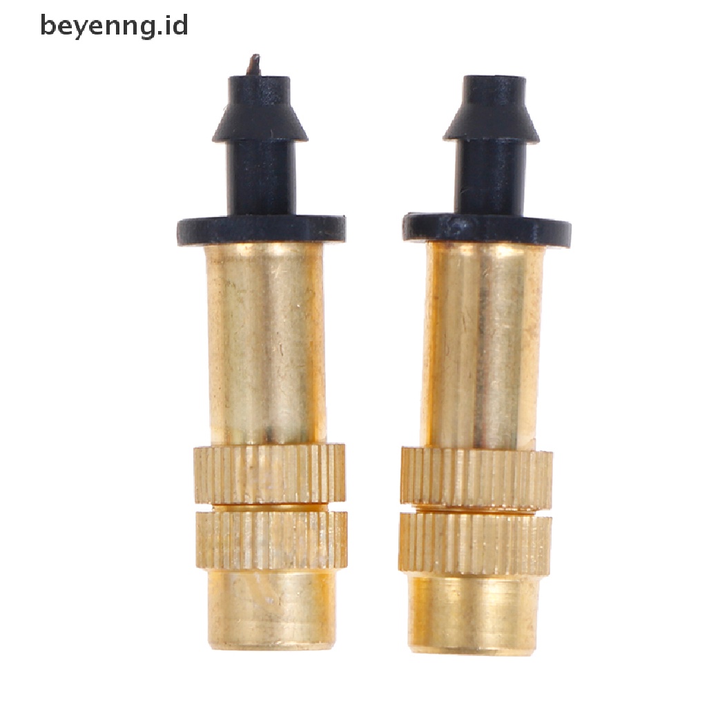 Beyen 2pcs barb nozzle Tunggal Bahan Tembaga Dapat Disesuaikan Untuk ID Rumah Kaca